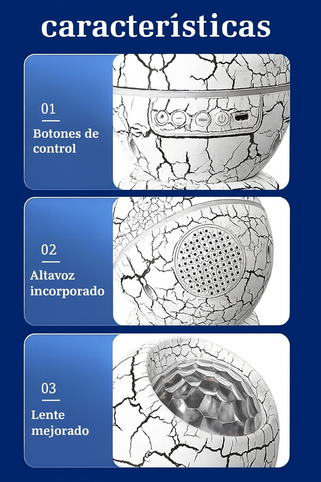 PROYECTOR GALÁCTICO EN FORMA DE HUEVO DE DINOSAURIO