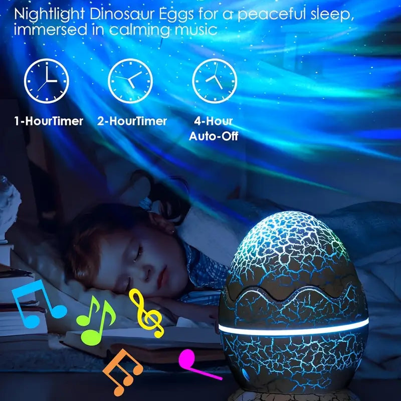 PROYECTOR GALÁCTICO EN FORMA DE HUEVO DE DINOSAURIO