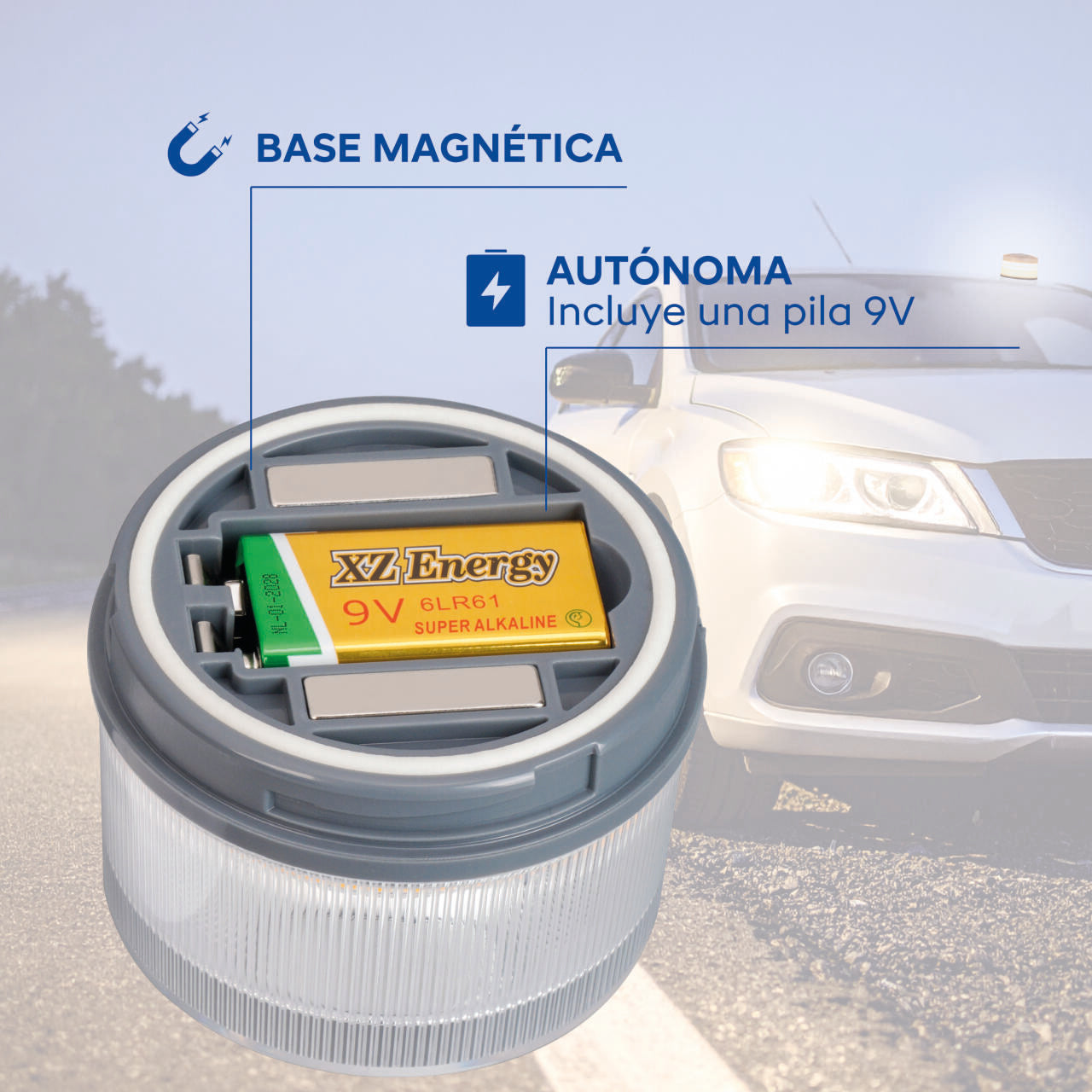 luz v16 homologada dgt - geolocalizable