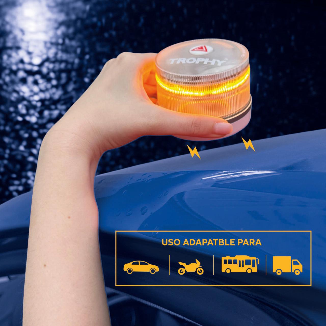 luz v16 homologada dgt - geolocalizable