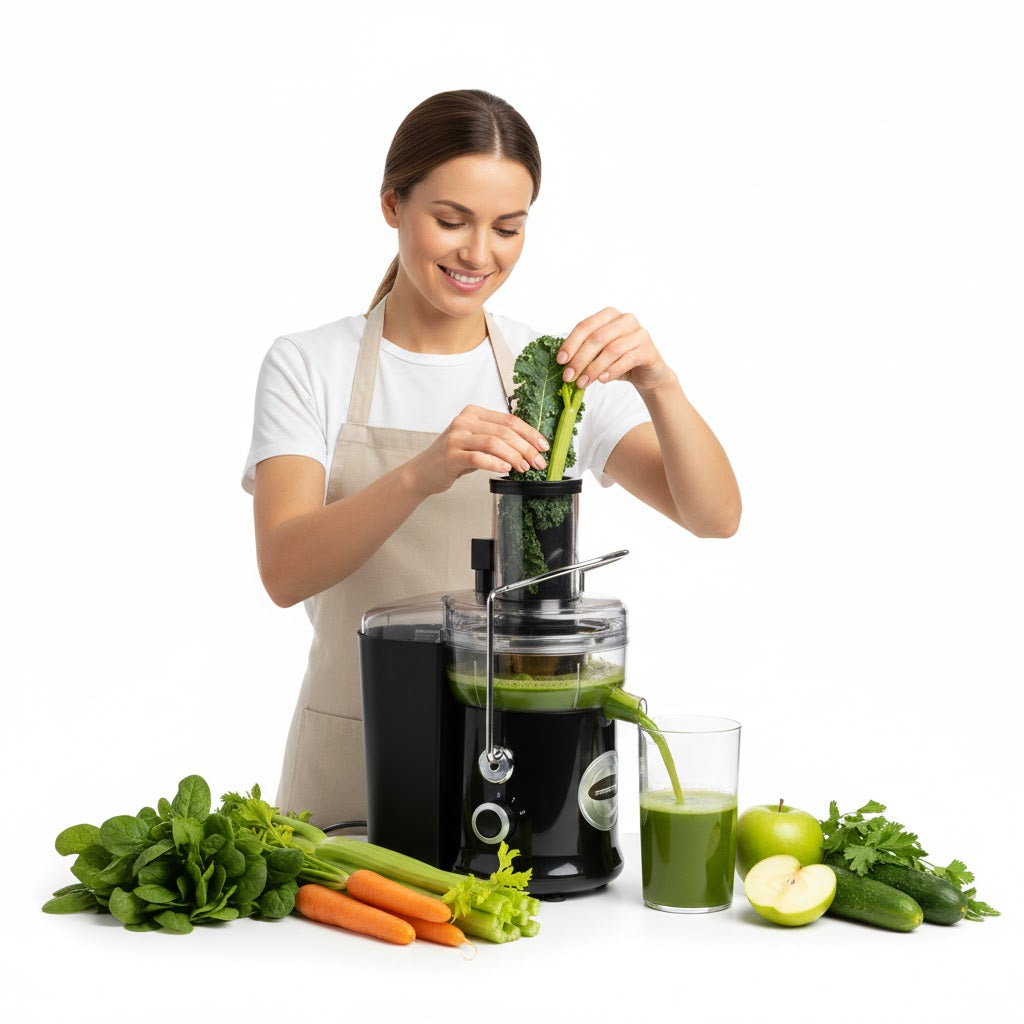 ¡El exprimidor que se limpia solo!