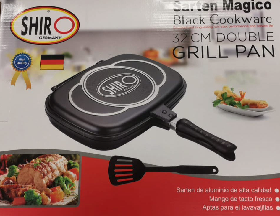 Sartén Doble Mágico Grill 32cm